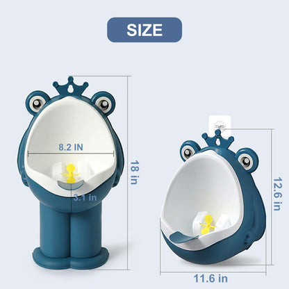 Potty Training Urinal Boy Urinal Kids Toddler Pee Trainer Bathroom Funny Baby Training Potties（Green）