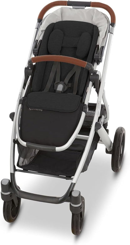 UNIQUIFY Insert Liner Seat Compatible with Uppababy Vista, Vista V2, Cruz, Cruz V2, RUMBLESEAT V2 and RUMBLESEAT V2+ (Black)