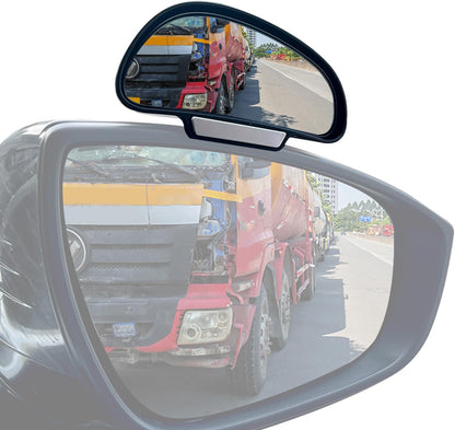 Blind Spot Mirror Adjustable 360 Degree Car Side Mirror, HD Glass Rear View Exterior Accessories Frame Thickness Less than 5MM for Car SUV (long-armed Right)