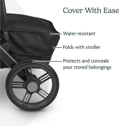 UPPAbaby Basket Cover for Vista V2 and Vista V3 Strollers - Protects and Conceals Belongings - Easy Attachment and Access - Water-Resistant Material