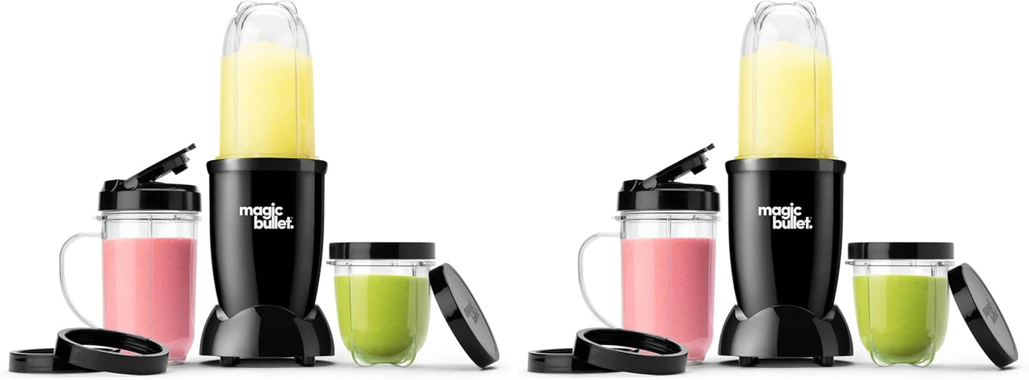 Magic Bullet Blender, Small, Silver, 11 Piece Set