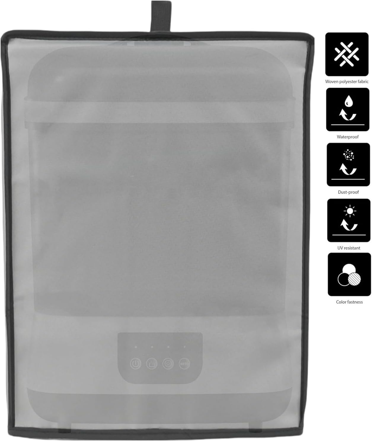 AF-WAN Dust Cover Lid For Dr Brown's All-in-One Baby Bottles Sterilizer and Dryer (Silver Gray)