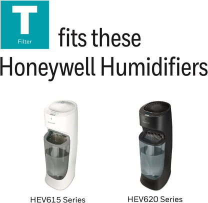 Honeywell Replacement Wicking Filter T, 3 pack, white, 3 Count