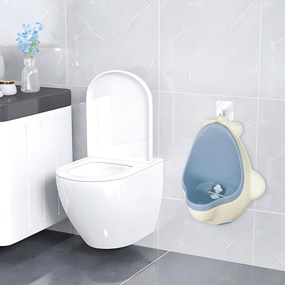 Cute Frog Potty Training Urinal for Boys with Funny Aiming Target - Blackish Green