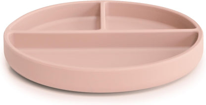 mushie Silicone Suction Plate | BPA-Free Non-Slip Design (Soft Lilac)
