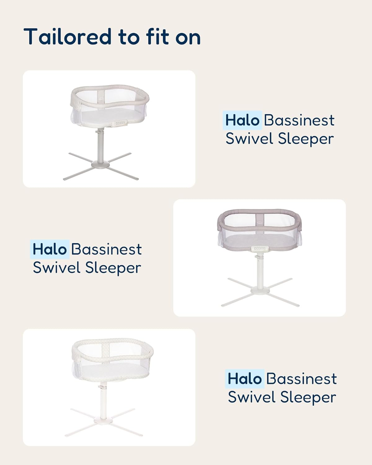 Bassinet Sheets Compatible with Baby Delight Beside Me Dreamer Bassinet, 33x20 for Baby Bedside Sleeper - Buttery Soft, Premium Stretchy Jersey Knit Sheets, 2 Pack