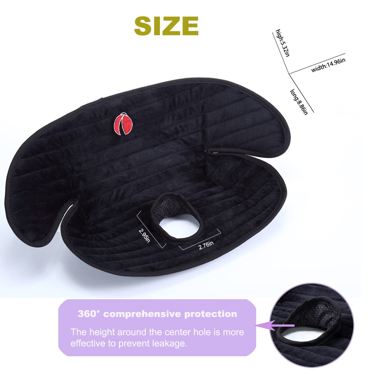 Baby Piddle Pad Car Seat Liner,Potty Training car seat Protector with Waterproof Liner for Child Safety Car Seat Stroller and Dinner Chair,Machine Wash and Dry (Plus-Grey)