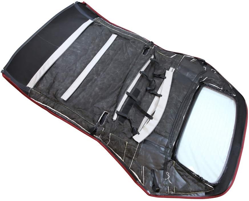 Sierra Auto Tops & Seats Convertible Top - Fits 2010 to 2017 Audi A5 Cabriolet - Black, Twillfast Canvas - Soft Top Convertible Top Replacement - Precision Fit - Complete with Heated Glass Window