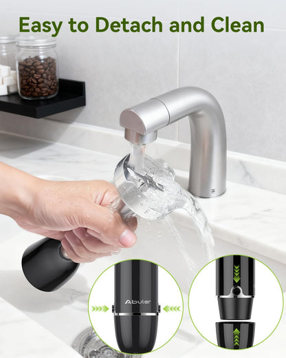 Immersion Blender Handheld 5 in 1 Hand Blender, 1000W Hand Mixer Stick, BPA-Free 12 Speed Handheld Blender 304 Stainless, Beaker, Chopper, Whisk and Milk Frother, Soup, Smoothies, Baby Food, Sauce