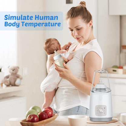 Baby Bottle Warmer for Breastmilk, Baby Food Warmer with Timer and Auto Shut Off