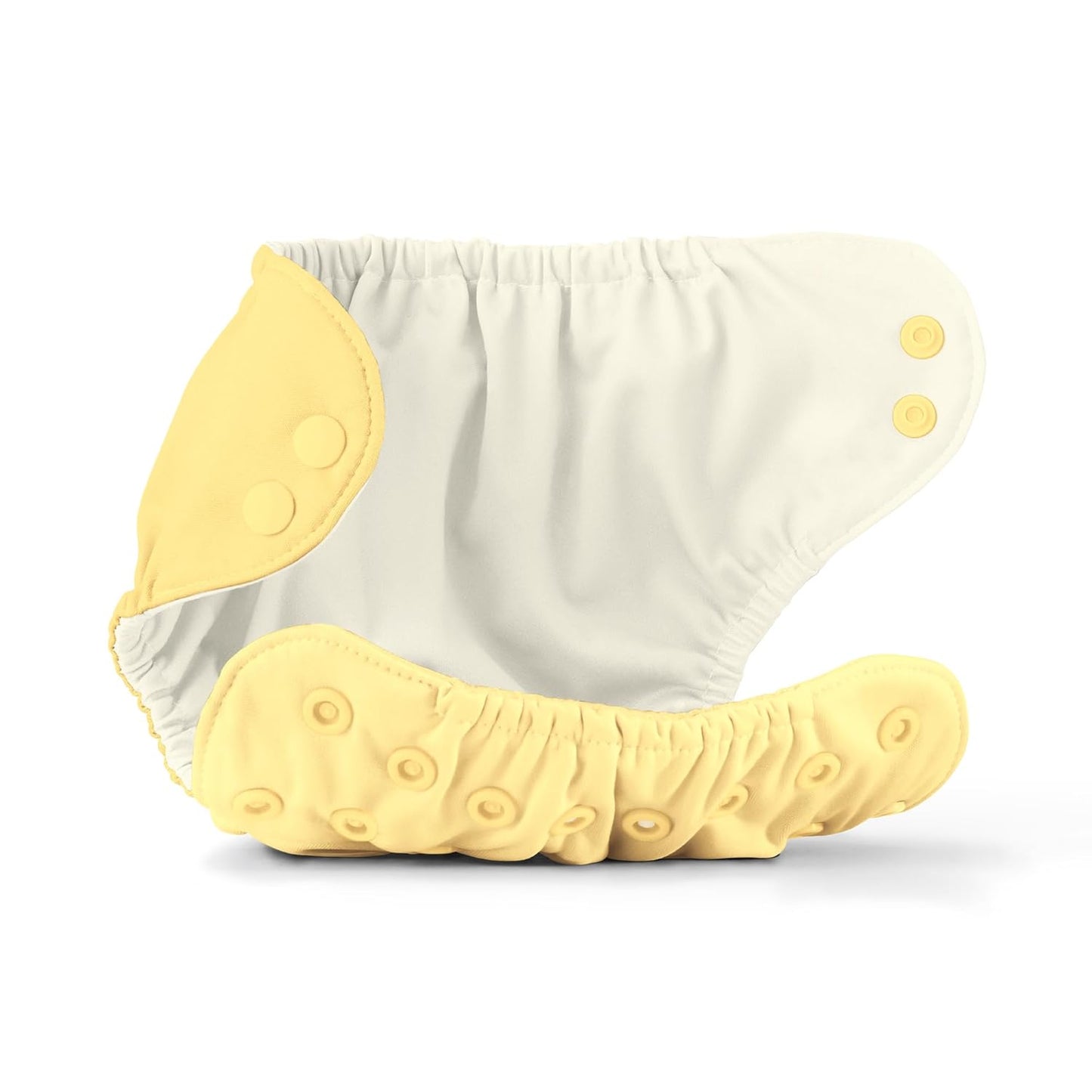 Esembly Cloth Diaper Cover - Reusable Swim Diaper, Waterproof, Breathable - Adjustable Outer Layer Over Absorbent Inner for Blowout Protection - Sea Glass, Size 2 (18-35lbs)