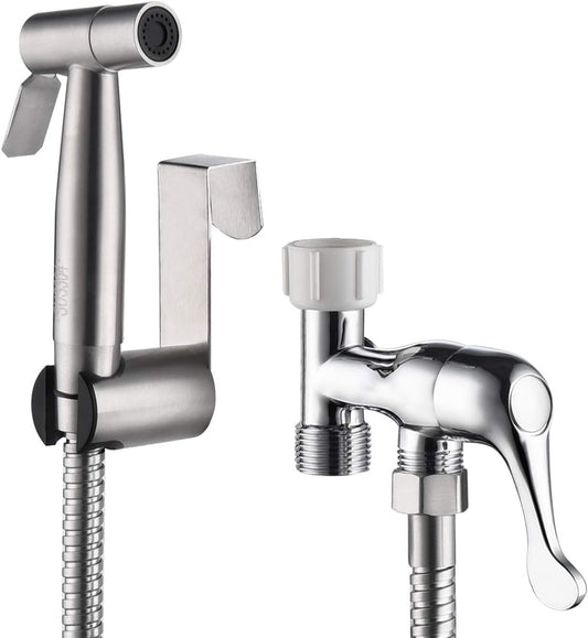 Handheld Metal Bidet Sprayer & Cloth Diaper Washer Combo