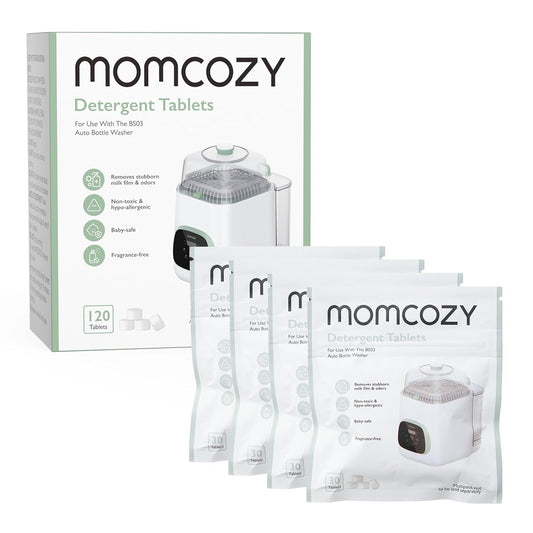 Momcozy Official Washing Block for Momcozy KleanPal Pro Baby Bottle Washer, 120 Detergent Tablets