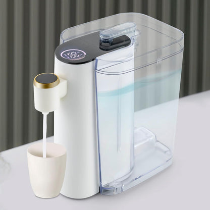 3s Instant Hot Water Dispenser, Baby Bottle Formula Dispenser, Mineral/Bottled Water Dispenser, 5 Temperatures Choices, 1500W Portable Water Warmer for Travel, Hotel (Machine + Water Tank)