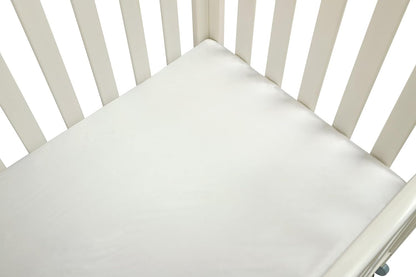 Satin Bassinet Sheet 2 Pack Ultra Soft Silk Compatible with Mika Micky Bedside Sleeper Fits Perfectly on 19 x 32 Inch Bed Side Sleeper Mattress Pad Protect for Baby Hair and Skin Grey White