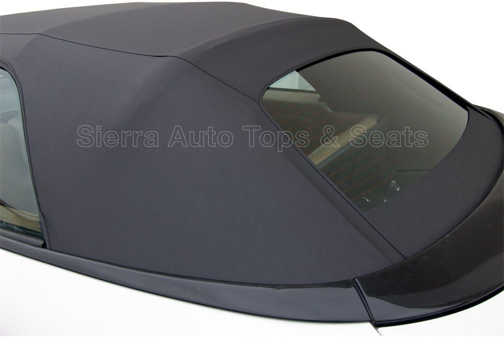 Sierra Auto Tops Convertible Top Replacement for Chrysler Sebring/Stratus 2001-2006, Sailcloth Vinyl, Black