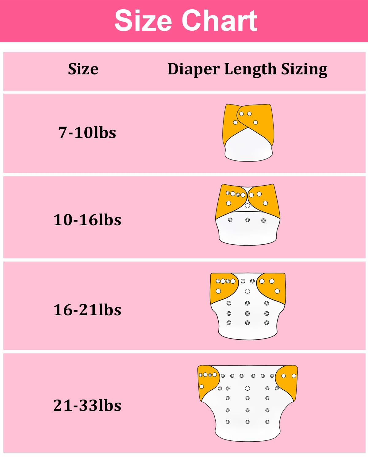 babygoal Cloth Diaper Covers 6 Pack with Wet Bag for Fitted Diapers and Prefolds with Double Gussets, Adjustable and Reusable for Baby Boys and Girls