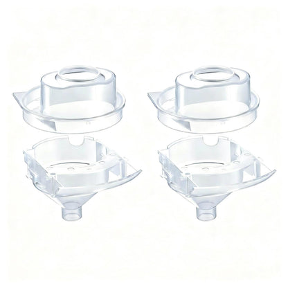 Remerry 1 Set Replacement Funnel Compatible with Baby Brezza Formula Pro Advanced Replacement Parts Funnel and Cover Compatible with Baby Formula Dispenser, Clear, Easy to Use and Clean