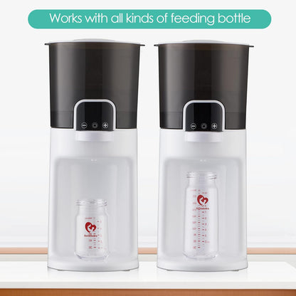 Bellababy Instant Baby Bottle Warmer,Warm Water Dispenser for Making Formula Bottle Instantly,Detachable Container Easy Cleaning,24/7 Keep Warm, Adjustable Temperature(Dark,110V Only)
