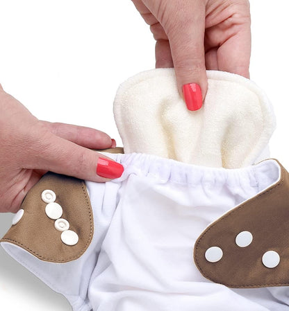 Diaper Liners for Cloth Diapers, 100 Disposable Sheets Per Roll, Made of Soft Material, by Nora's Nursery