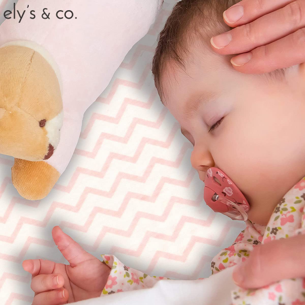 Ely's & Co. Pack N Play Fitted Playard Sheets - Breathable 100% Jersey Knit Cotton - Unisex Mini Crib Mattress Cover - Grey Sage Diamond - 2 Pack Set