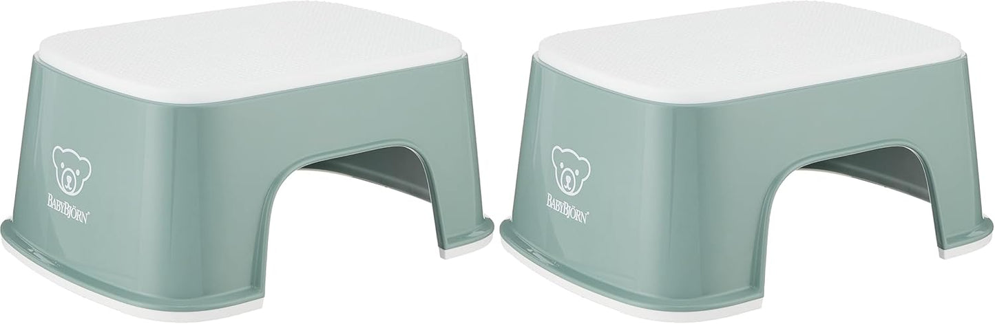 BabyBjörn Step Stool, White/Gray