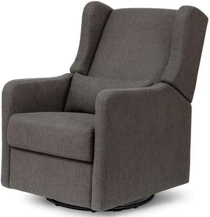 Davinci Carter's Arlo Recliner and Swivel Glider, Water Repellent & Stain Resistant, Greenguard Gold & CertiPUR-US Certified, Performance Forest Green Linen