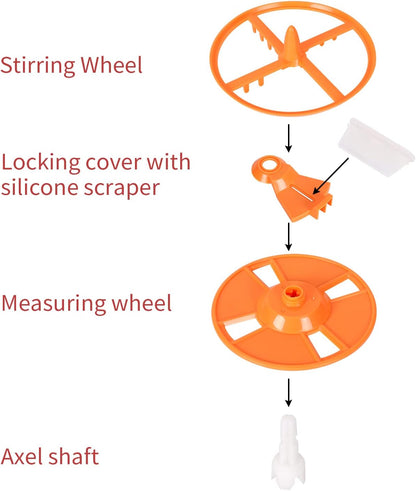 5 Pieces Replacement Parts Compatible with Baby Brezza Formula Pro Advanced and WiFi Model FRP0046 FRP0047 FRP0048 FRP0066