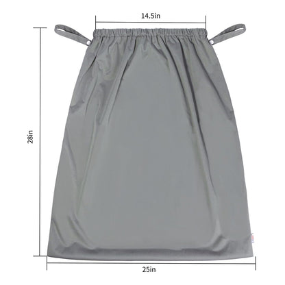 ALVABABY Reusable Diaper Pail Liner for Cloth Diaper,Rubbish Bag,Laundry,Kitchen Garbage Cans (Black Grey, Small Size：5 Gallon) LLS-B2629