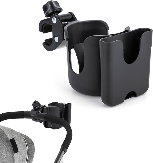 Cup Holder for Stroller Compatible with Evenflo with Phone Holder,Wagon Accessories Compatible with Evenflo,Black