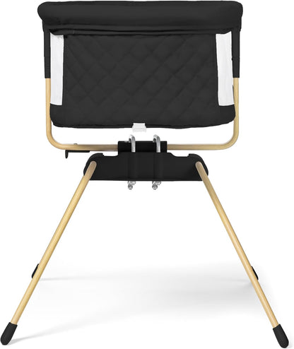 Baby Bassinet with Rocking/Gliding, Portable Bedside Sleeper for Baby with Foam Mattress, Baby Bedside Crib for Newborns and Infants with Carrybag