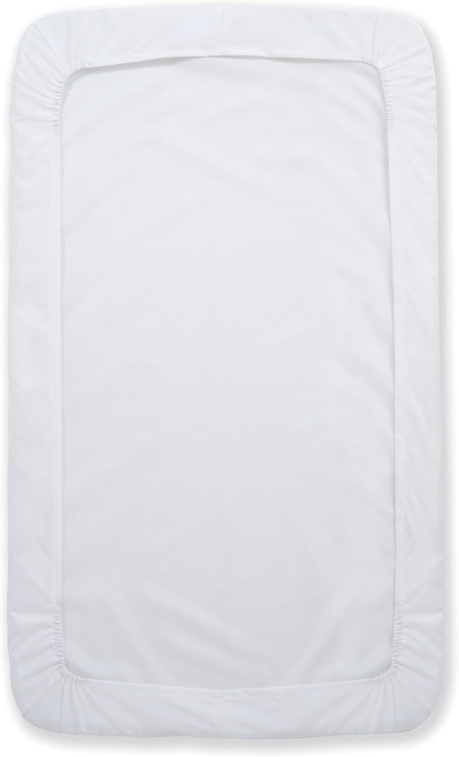 HALO BassiNest Beside Sleeper Fitted Sheets, 100% Organic Cotton, 2 Pack