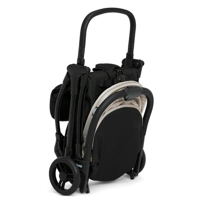 Jeep Altitude Compact Travel Stroller by Delta Children Greenguard Gold, Easy One Hand Fold, Lightweight, Extendable Canopy with Peek-a-Boo Window, Reclining Seat, 4 Wheel Suspension, Olive Green