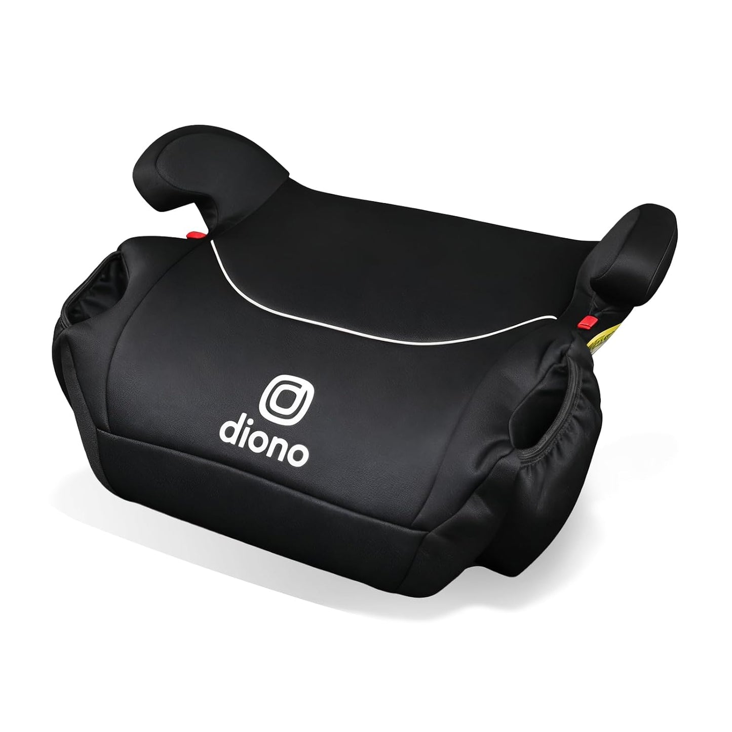 Diono Solana, No Latch, Single Backless Booster Car Seat, Lightweight, Machine Washable Covers, Cup Holders, Blue