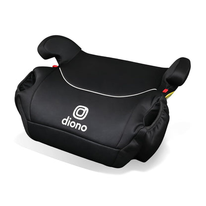 Diono Solana, No Latch, Single Backless Booster Car Seat, Lightweight, Machine Washable Covers, Cup Holders, Blue