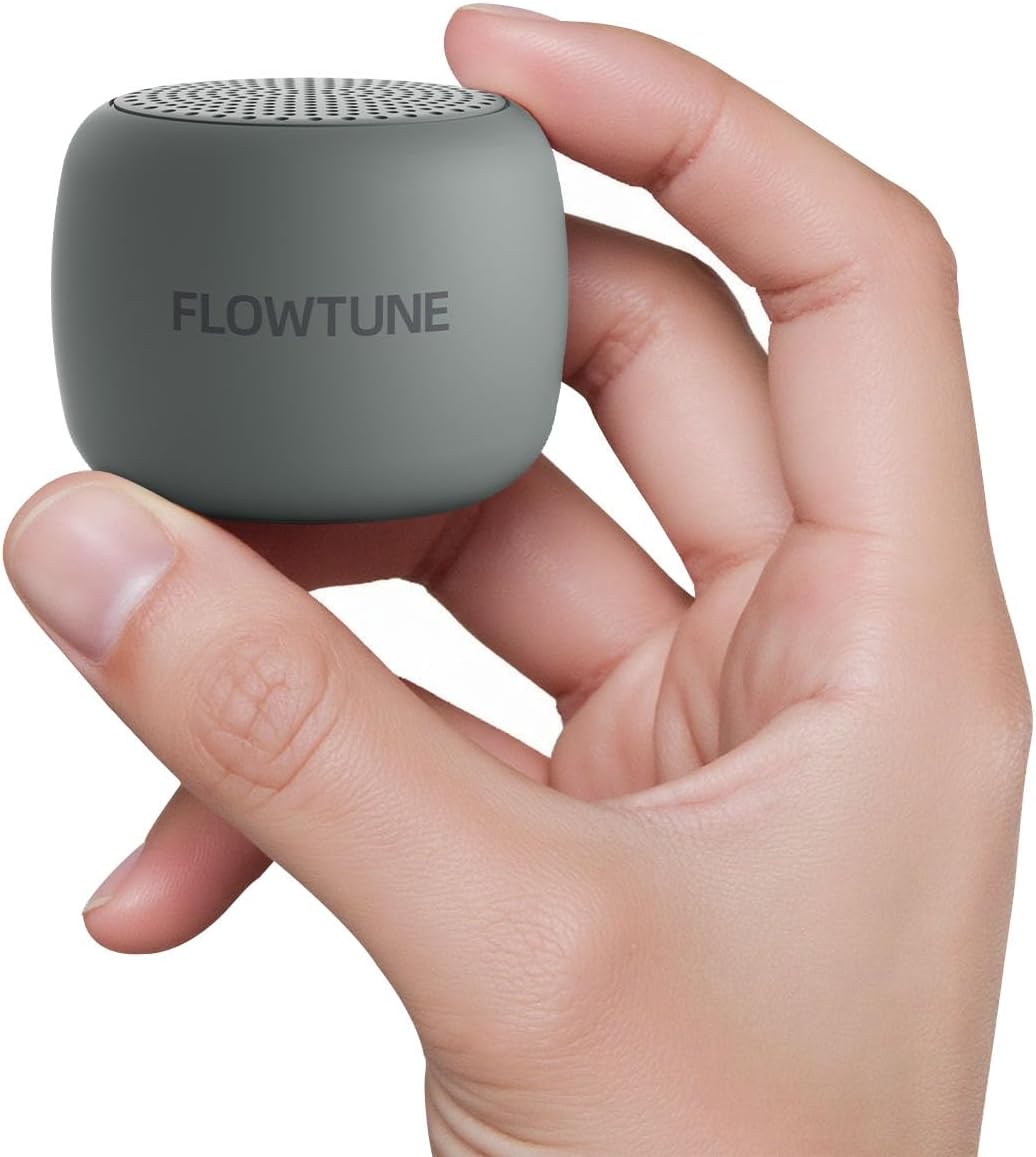 Sound Machine Flowtune White Noise Machine for Baby Adults, Mini Portable Sound Machine for Travel, 6H Timer, 18 Soothing Sleep Sounds Gift (Wood Grain)