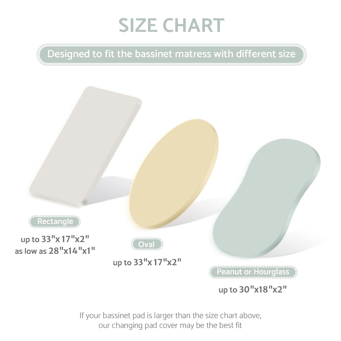 Blissful Diary Muslin Bassinet Sheets for Baby Girls Boys, Boho Soft Cotton Fitted for Oval Hourglass Rectangle Mattress, 2 Pack(Sunshine&Brown)