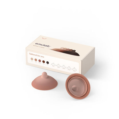 Emulait Baby Bottle Nipple 2 Pack - Deep - 19 mm