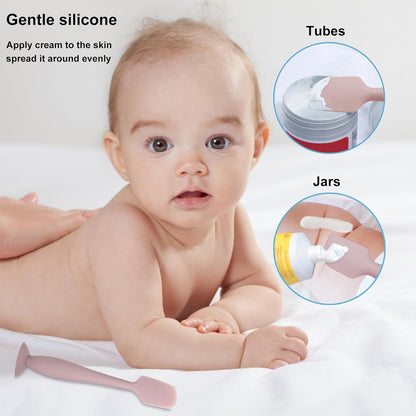 3 Pack Baby Diaper Paste Spatula, Newborn Diaper Cream Applicator, Suitable for Aquaphor & Desitin