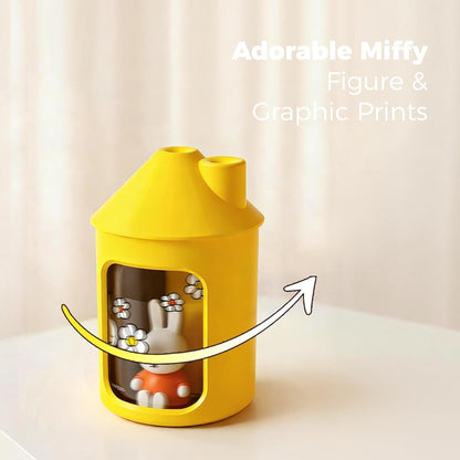 Mipow X Miffy Double Spray Humidifier 2.0 Smart App-Control RGB LED, Mini Cute Humidifier with Night Light, 500ml for Bedroom, Nursery/Office - Blue