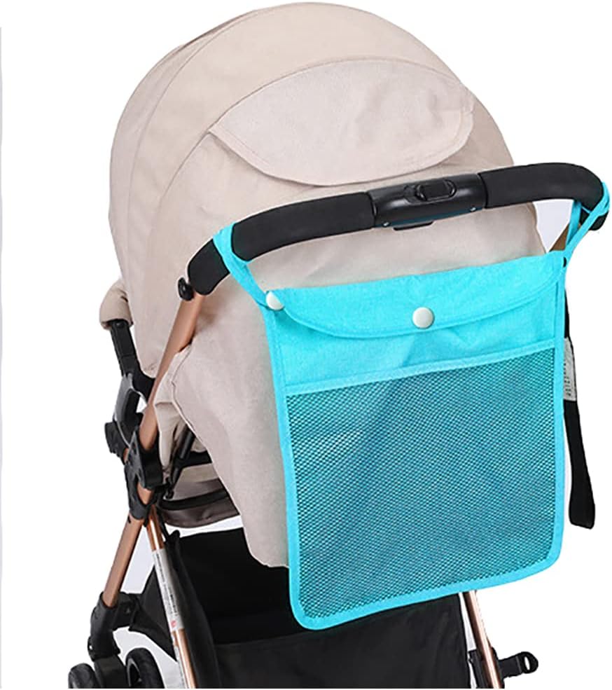 Baby Stroller Organizer,Black,Umbrella stroller organizer,Extra pockets to store snacks/wipes items,Holds water bottles, toddler sweat shirt etc (Black)