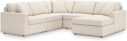 Signature Design by Ashley Modmax Coastal Press-Back Swivel Glider Rocker Recliner with Machine Washable Cover, Hidden Storage Compartments and 2 Bolster Pillows, Beige - Colors A