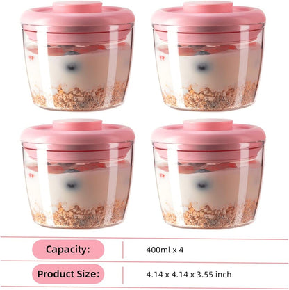 Ankou Formula Container - 1700ml Airtight Formula Dispenser One Button Handy Milk Powder Container BPA-Free Storage Containers with Scoop and Scraper Transparent 730g