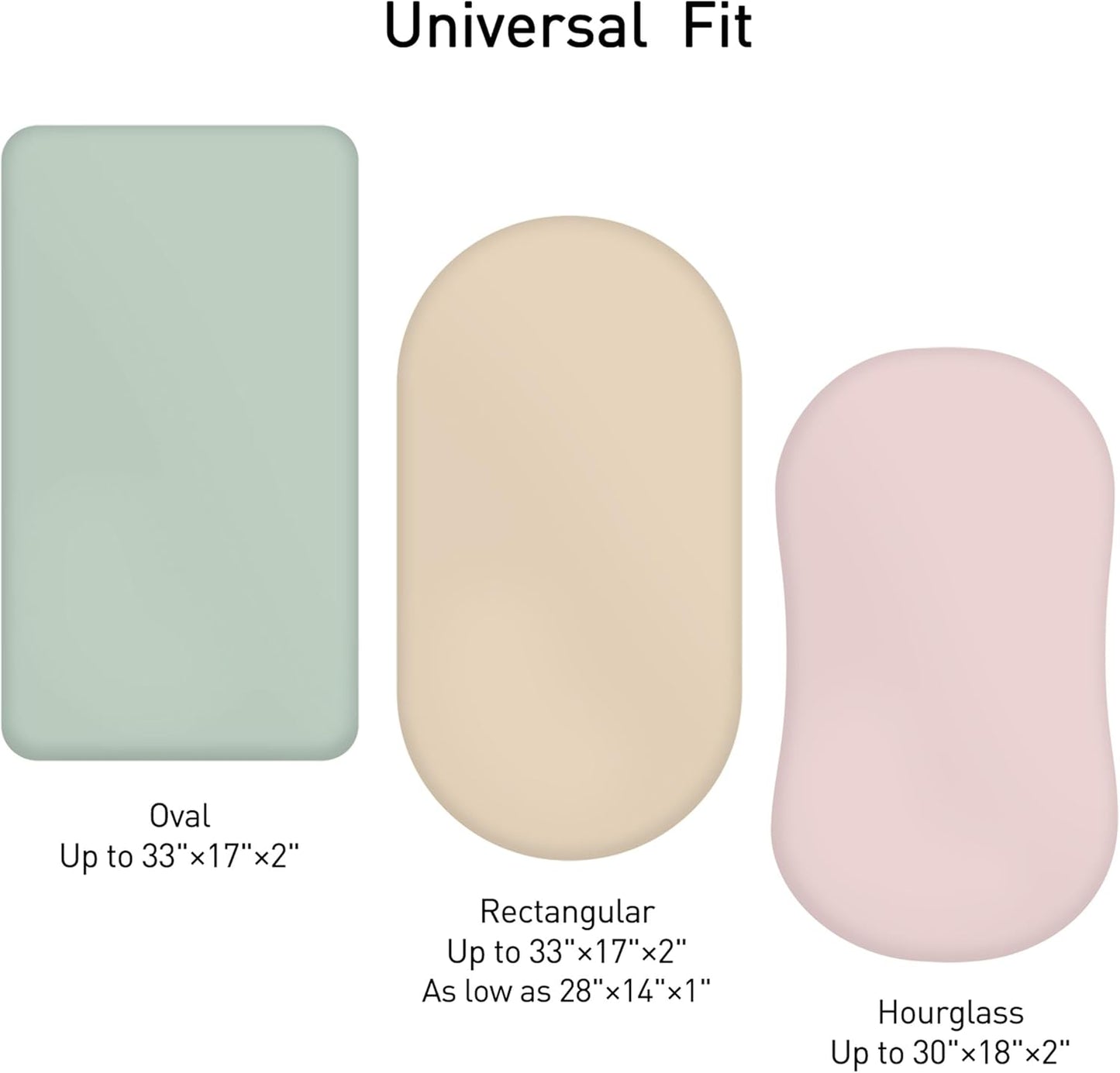 Muslin Bassinet Fitted Sheets 2 Pack, Soft Breathable Cotton Baby Bassinet Mattress Sheet Set, 360° Elastic Snug Fit, Universal for Oval, Rectangle & Hourglass Cradle, Unisex Baby Bedding (Cute Cars)