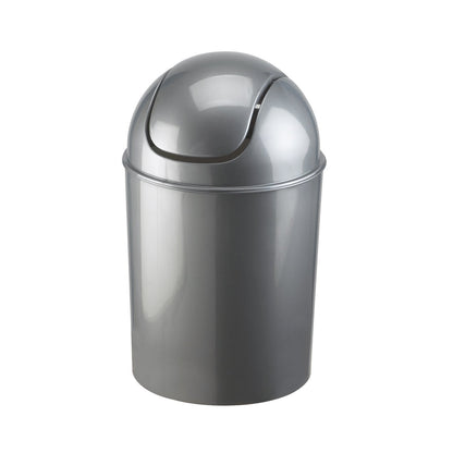 Umbra 1.25 Gallon Mini Waste Can with Removable Swing-Top Lid - Small Garbage Bin for Kitchen, Bathroom, Bedroom, Office - Compact Trash Can Fit Under Tables & Counters - Yellow