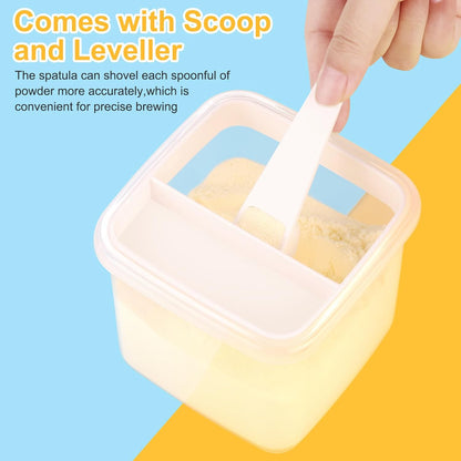 Accmor Formula Dispenser On The Go, Formula Container to Go, Portable Milk Powder Kids Snack Container with Scoop for Infant Toddler Travel Outdoor Picnic