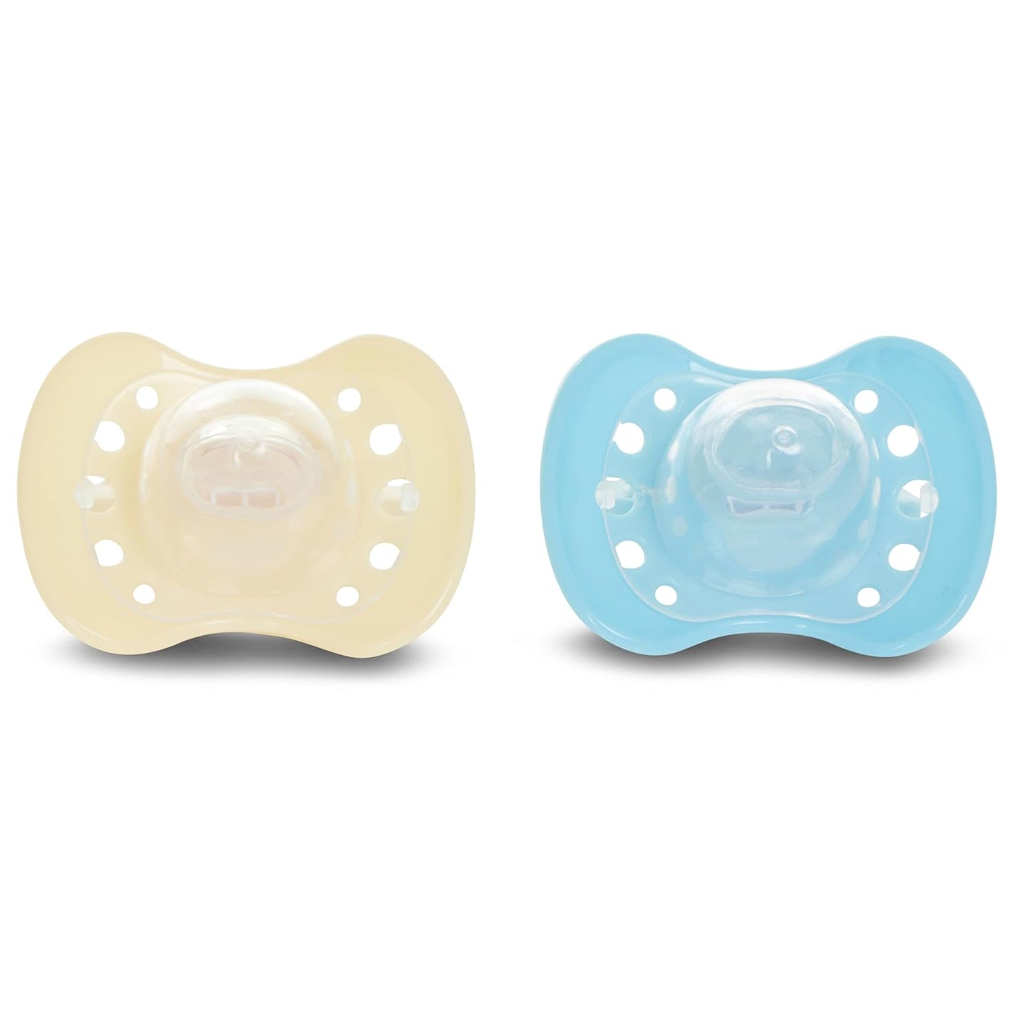 Disney Baby Bottles and Pacifiers Set – 2 Hourglass-Shaped 11oz Bottles + 2 Orthodontic Pacifiers – Officially Licensed Mickey, Minnie, Pooh & Dumbo Designs – BPA-Free Feeding Gift Set