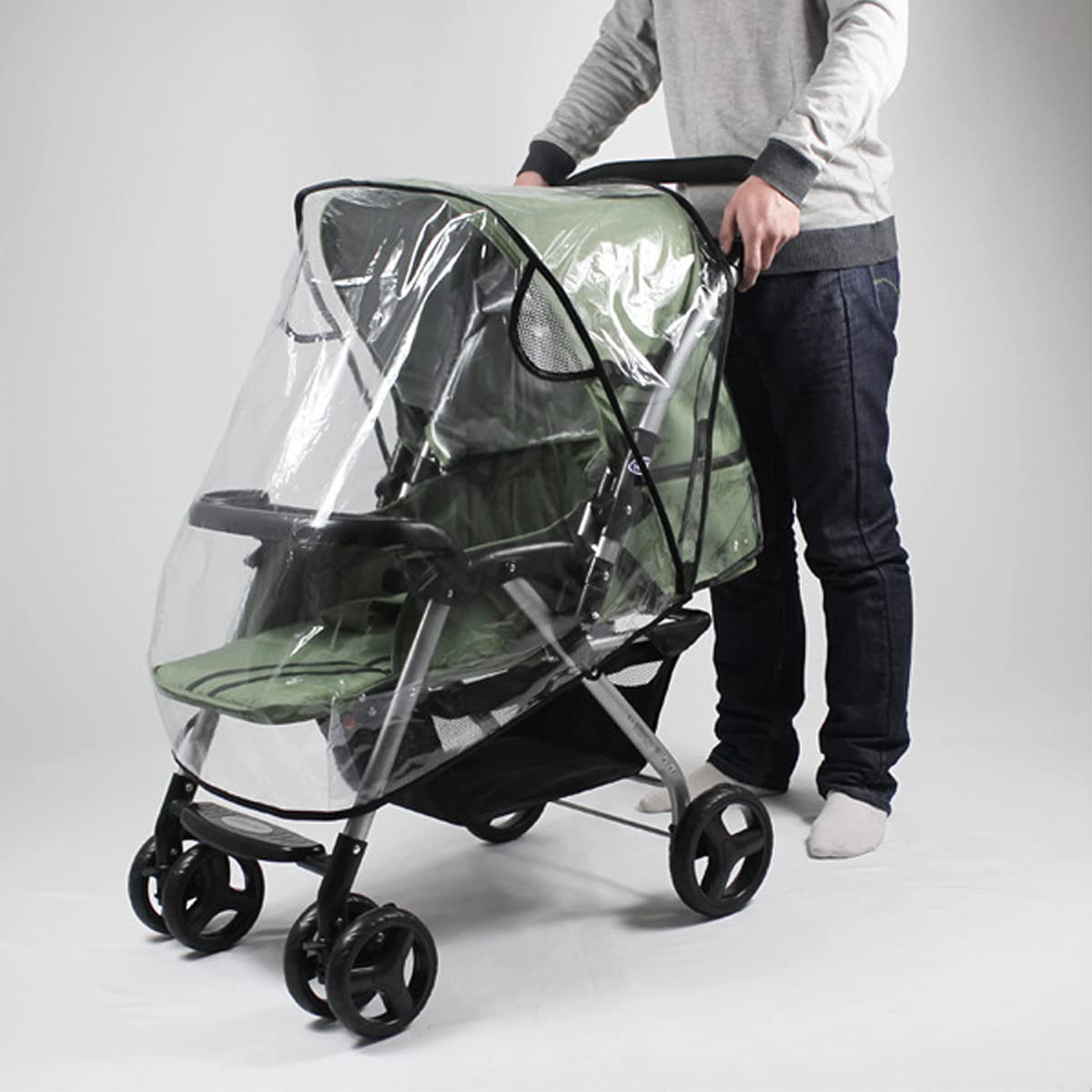 Stroller Rain Cover Weather Shield Compatible with YOYO 6+ YOYO2 YOYO3 Stroller