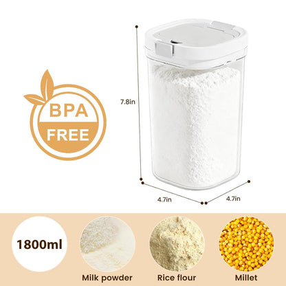 Formula Container to go-800ml Travel Dispenser BPA Free Airtight Container with Spoon and Layered Storage