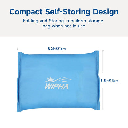 WIPHA Rain Cover for Baby Backpack Carrier – Waterproof & Breathable Rain Shield, Universal Fit Hiking Carrier Accessory with View Window, Lightweight & Foldable